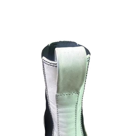 Rag & Bone Axis Chelsea Boots White Square Toe Leather Size 38.5 EU Women's - Picture 8 of 15